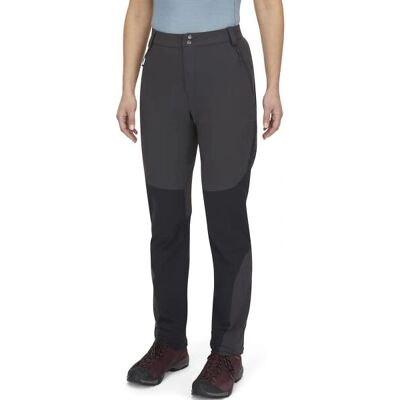 Rab Damen Torque Mountain Hose - Softshellhose - grau/schwarz - Größe 12 Rab Damen Torque Mountain Hose - Softshellhose - grau/schwarz - Größe 12