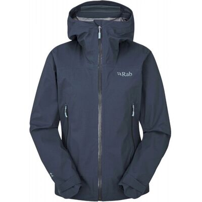 Rab Damen Firewall Light Jacke - Tempest Blau - Wasserdichte, leichte Wanderjacke Rab Damen Firewall Light Jacke - Tempest Blau - Wasserdichte, leichte Wanderjacke