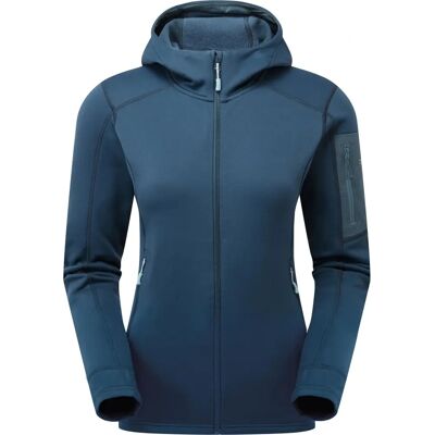 Rab Womens Modulus Hoody - Tempest Blue - Fleece Hoody - Slim Fit Rab Womens Modulus Hoody - Tempest Blue - Fleece Hoody - Slim Fit