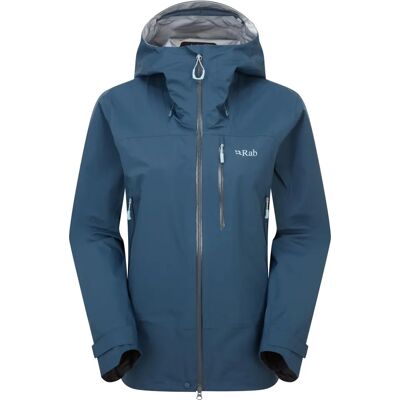 Rab Dames Firewall Mountain Jas - Tempest Blue - 12 - Waterdicht Rab Dames Firewall Mountain Jas - Tempest Blue - 12 - Waterdicht