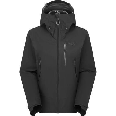 Rab Downpour Mountain Jacket WMNS - Waterproof Jacket - Black Rab Downpour Mountain Jacket WMNS - Waterproof Jacket - Black
