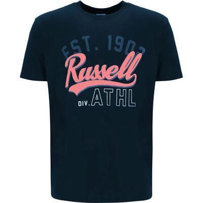 RUSSELL ATHLETIC - A30121 - Bleu - M - Short Sleeve T-shirt - Publicité RUSSELL ATHLETIC - A30121 - Bleu - M - Short Sleeve T-shirt - Publicité