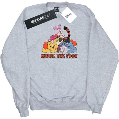 Absolute Cult Disney - Winnie The Pooh Group Sweatshirt - Sport Grey - Sweatshirt Absolute Cult Disney - Winnie The Pooh Group Sweatshirt - Sport Grey - Sweatshirt