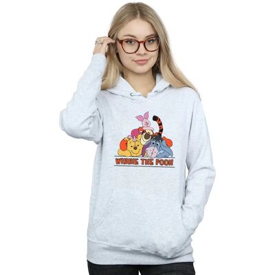 Bluza z kapturem Disney Winnie The Pooh - Ciężki Bawełniany Szary X-Large Bluza z kapturem Disney Winnie The Pooh - Ciężki Bawełniany Szary X-Large