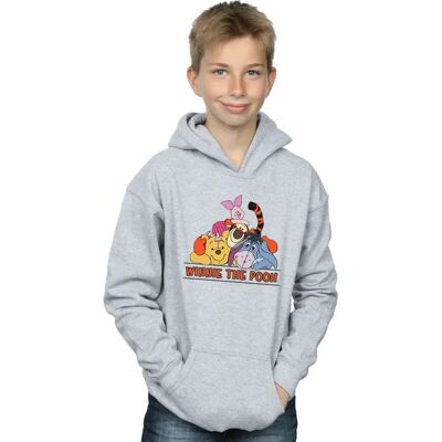 Disney Winnie The Pooh Kapuzenpullover - Schwerer Baumwollmix - Sport Grau - 7-8 Jahre Disney Winnie The Pooh Kapuzenpullover - Schwerer Baumwollmix - Sport Grau - 7-8 Jahre