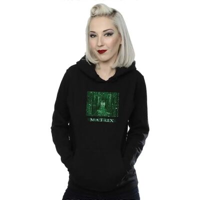 Absolute Cult The Matrix Damen Digital Cube Hoodie - Kapuzenpullover Absolute Cult The Matrix Damen Digital Cube Hoodie - Kapuzenpullover