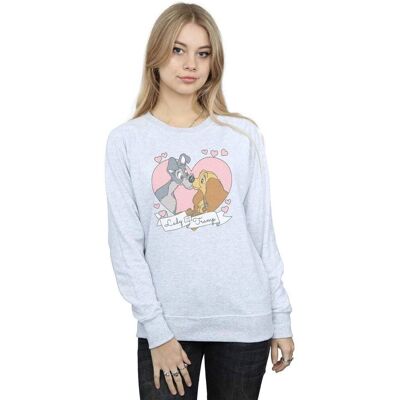 Absolute Cult Disney Lady And The Tramp Love Sweatshirt - Sweatshirt Absolute Cult Disney Lady And The Tramp Love Sweatshirt - Sweatshirt