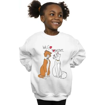 Sweatshirt Disney Filles Les Aristochats - Coton Pesant Jeunesse Sweatshirt Disney Filles Les Aristochats - Coton Pesant Jeunesse