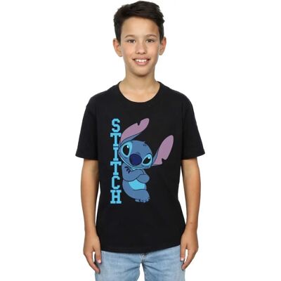 Disney Jongens Lilo En Stitch Pose T-Shirt - Zwart T-Shirt Disney Jongens Lilo En Stitch Pose T-Shirt - Zwart T-Shirt