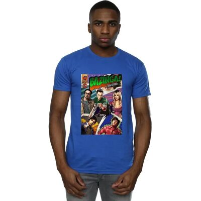 Absolute Cult The Big Bang Theory Herren Bazinga Cover T-Shirt - Kön Royal Blau - T-Shirt Absolute Cult The Big Bang Theory Herren Bazinga Cover T-Shirt - Kön Royal Blau - T-Shirt