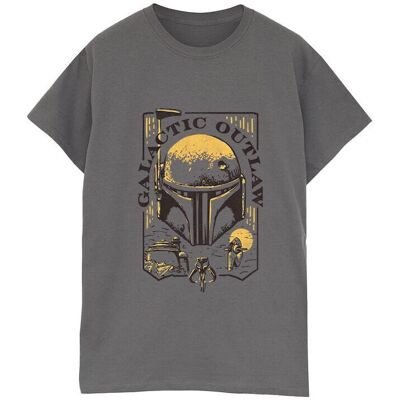 Absolute Cult Star Wars Das Buch von Boba Fett Herren Galaktischer Gesetzloser Distress T-Shirt - T-Shirt Absolute Cult Star Wars Das Buch von Boba Fett Herren Galaktischer Gesetzloser Distress T-Shirt - T-Shirt