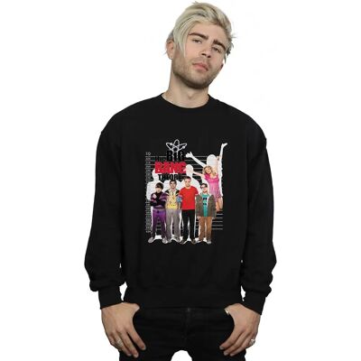 Absolute Cult Das Big Bang Theory Herren Navy-Blau XX-Large IQ Pullover Absolute Cult Das Big Bang Theory Herren Navy-Blau XX-Large IQ Pullover