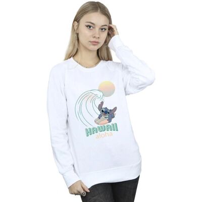 Disney Lilo Stitch Hawaii Sweatshirt Weiß XX-Large Disney Lilo Stitch Hawaii Sweatshirt Weiß XX-Large