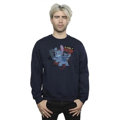 Felpa Disney Lilo Stitch Blu Navy - Felpa Felpa Disney Lilo Stitch Blu Navy - Felpa