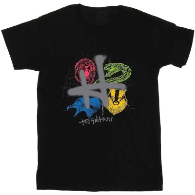 Absolute Cult Harry Potter H Spray T-Shirt voor Mannen - T-Shirt Absolute Cult Harry Potter H Spray T-Shirt voor Mannen - T-Shirt