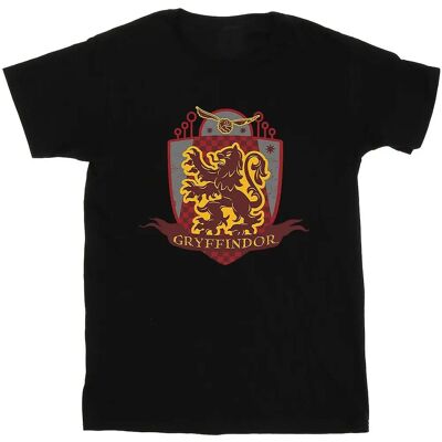 Absolute Cult Harry Potter Gryffindor Brust Abzeichen T-Shirt - Erwachsene Absolute Cult Harry Potter Gryffindor Brust Abzeichen T-Shirt - Erwachsene