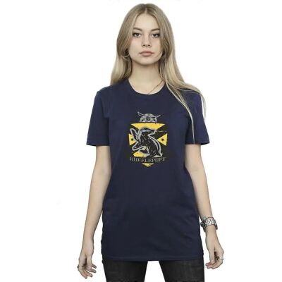 Absolute Cult Harry Potter Hufflepuff Marineblaues T-Shirt Absolute Cult Harry Potter Hufflepuff Marineblaues T-Shirt