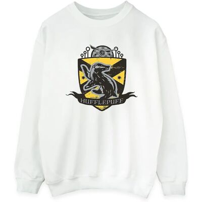 Felpa Harry Potter Hufflepuff - Grigia Sportiva Felpa Harry Potter Hufflepuff - Grigia Sportiva