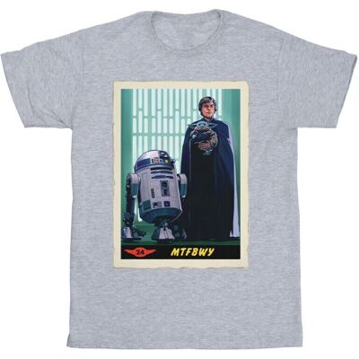 Absolute Cult Star Wars MTFBWY Herrens The Mandalorian T-Shirt Sport grau Klein - T-Shirt Absolute Cult Star Wars MTFBWY Herrens The Mandalorian T-Shirt Sport grau Klein - T-Shirt