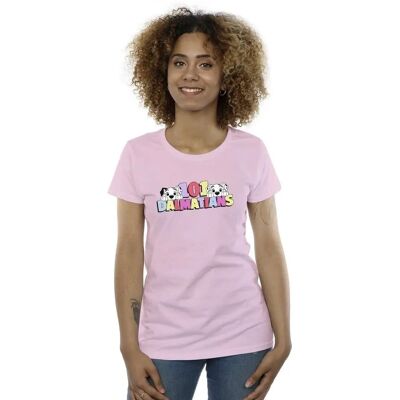 Disney Women's 101 Dalmatians Multi Colour T-Shirt Baby Pink - T-Shirt Disney Women's 101 Dalmatians Multi Colour T-Shirt Baby Pink - T-Shirt