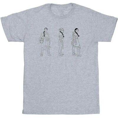 Absolute Cult - The Book Of Boba Fett Fennec Concept - XL - Sport Grey - T-Shirt Absolute Cult - The Book Of Boba Fett Fennec Concept - XL - Sport Grey - T-Shirt