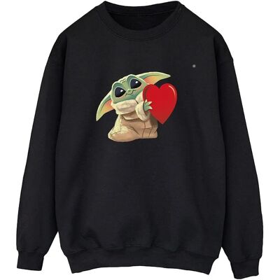 Absolute Cult Star Wars Damen The Mandalorian The Kids With Heart Sweatshirt Absolute Cult Star Wars Damen The Mandalorian The Kids With Heart Sweatshirt