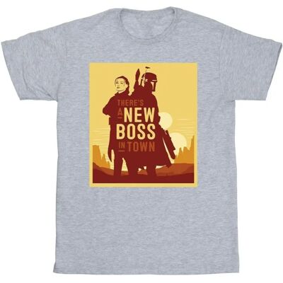 Absolute Cult - Star Wars Boba Fett Neuer Boss Sonnen Silhouette - T-Shirt Absolute Cult - Star Wars Boba Fett Neuer Boss Sonnen Silhouette - T-Shirt