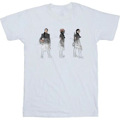 Absolute Cult - Star Wars Boba Fett Fennec - Weiß - T-Shirt Absolute Cult - Star Wars Boba Fett Fennec - Weiß - T-Shirt