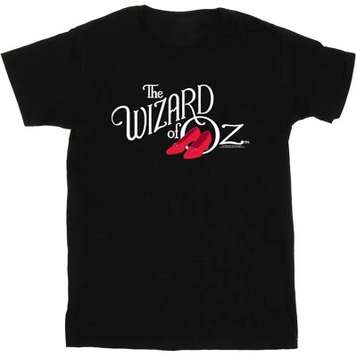Absolute Cult Il Mago di Oz T-Shirt con Logo di Scarpette di Rubino - T-Shirt Absolute Cult Il Mago di Oz T-Shirt con Logo di Scarpette di Rubino - T-Shirt