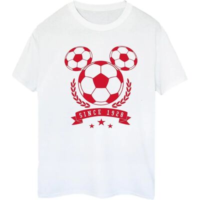 Maglietta Donna Disney Mickey Testa Calcio - Vestibilità Casual Maglietta Donna Disney Mickey Testa Calcio - Vestibilità Casual