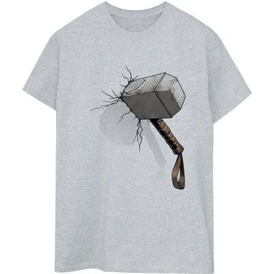 Absolute Cult Marvel Thor Hammer Crack T-Shirt Absolute Cult Marvel Thor Hammer Crack T-Shirt