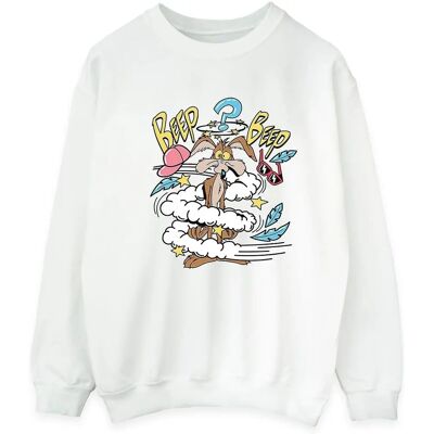Felpa Coyote Daze Looney Tunes Uomo Bianco - Absolute Cult XXL Felpa Coyote Daze Looney Tunes Uomo Bianco - Absolute Cult XXL