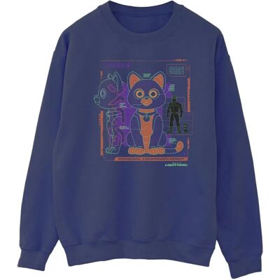 Disney Lightyear Sox Schweres Baumwoll Sweatshirt - Herren Navy-Blau - Small Disney Lightyear Sox Schweres Baumwoll Sweatshirt - Herren Navy-Blau - Small