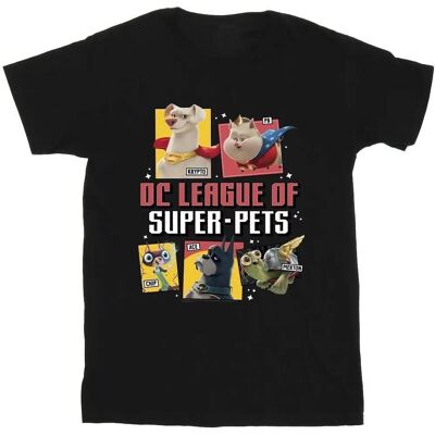 Absolute Cult DC Comics Boys DC League Of Super-Pets Profile T-Shirt - Black - T-Shirt Absolute Cult DC Comics Boys DC League Of Super-Pets Profile T-Shirt - Black - T-Shirt