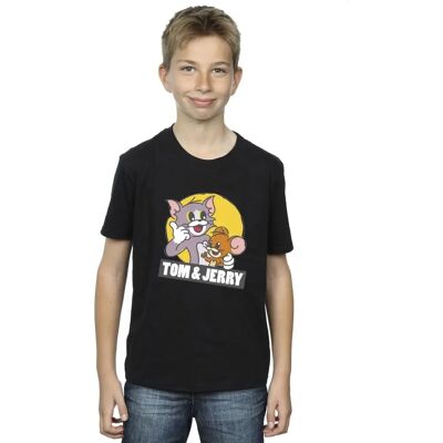 Absolute Cult Tom e Jerry Maglietta Logo Schizzo Ragazzi - Nero - T-Shirt Absolute Cult Tom e Jerry Maglietta Logo Schizzo Ragazzi - Nero - T-Shirt