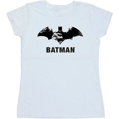 DC Comics Damen Batman Schwarzes Logo T-Shirt Dunkelblau - T-Shirt DC Comics Damen Batman Schwarzes Logo T-Shirt Dunkelblau - T-Shirt