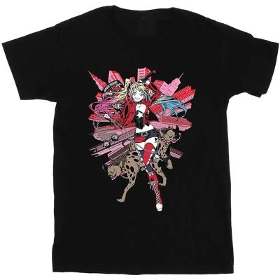 Absolute Cult DC Comics Harley Quinn Hyenas T-Shirt - Herren Schwarz 4XL Absolute Cult DC Comics Harley Quinn Hyenas T-Shirt - Herren Schwarz 4XL