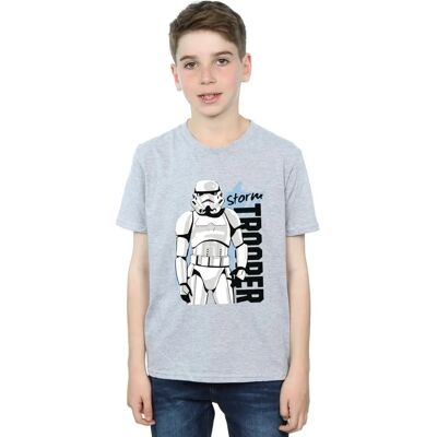 Absolute Cult Star Wars Storm Trooper T-Shirt Sport Grey - T-Shirt Absolute Cult Star Wars Storm Trooper T-Shirt Sport Grey - T-Shirt