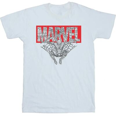 Absolute Cult Marvel Spider Man Logo Rotes T-Shirt - T-Shirt Absolute Cult Marvel Spider Man Logo Rotes T-Shirt - T-Shirt