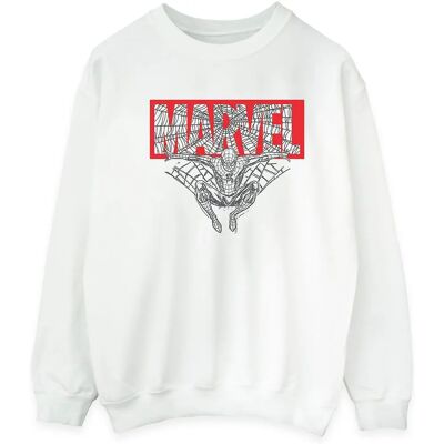 Absolute Cult Marvel Spider Man Logo Rotes Sweatshirt - Sweatshirt Absolute Cult Marvel Spider Man Logo Rotes Sweatshirt - Sweatshirt