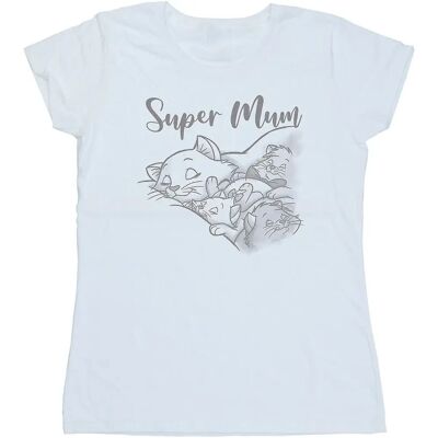 Disney Marie Super Mum Katoen T-Shirt - T-Shirt Disney Marie Super Mum Katoen T-Shirt - T-Shirt