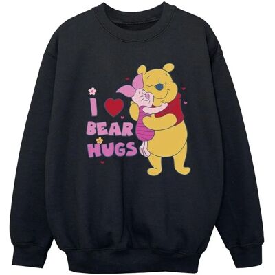 Absolute Cult Disney - Winnie The Pooh Mama Best Hugs - Noir - Sweatshirt Absolute Cult Disney - Winnie The Pooh Mama Best Hugs - Noir - Sweatshirt