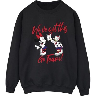 Felpa Minnie Daisy Disney - Donna Nera Media Felpa Minnie Daisy Disney - Donna Nera Media