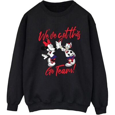 Felpa Minnie Daisy Disney - Donna Bianca Piccola Felpa Minnie Daisy Disney - Donna Bianca Piccola