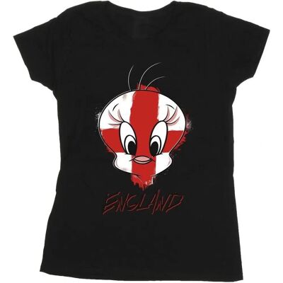 Absolute Cult - Looney Tunes Tweety England Face - T-Shirt Absolute Cult - Looney Tunes Tweety England Face - T-Shirt