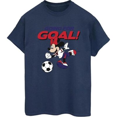 Absolute Cult - Minnie Mouse Going For Goal Boyfriend Fit - Navy Blue - Boyfriend Fit - T-shirt Absolute Cult - Minnie Mouse Going For Goal Boyfriend Fit - Navy Blue - Boyfriend Fit - T-shirt