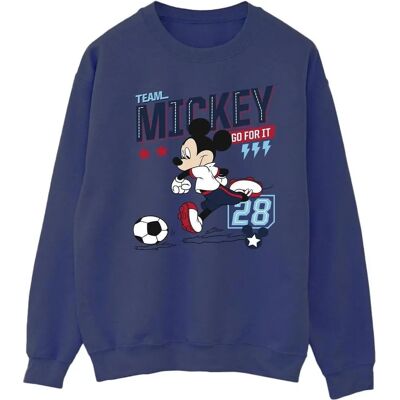 Absolute Cult Disney - Mickey Mouse Team Mickey Football Sweatshirt Absolute Cult Disney - Mickey Mouse Team Mickey Football Sweatshirt