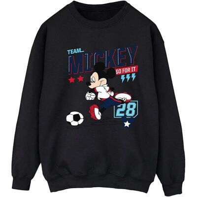 Disney Mickey Mouse Fußball Sweatshirt - Sweatshirt Disney Mickey Mouse Fußball Sweatshirt - Sweatshirt
