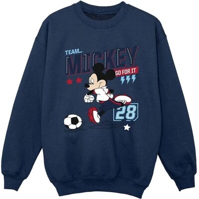Absolute Cult - Disney Mickey Football - Navy - Sweatshirt Absolute Cult - Disney Mickey Football - Navy - Sweatshirt