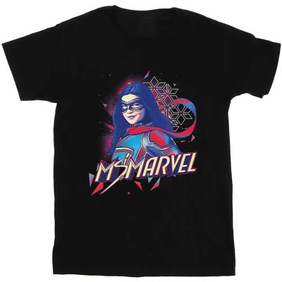Absolute Cult Marvel Ms Marvel Gesicht Fade T-Shirt - T-Shirt Absolute Cult Marvel Ms Marvel Gesicht Fade T-Shirt - T-Shirt